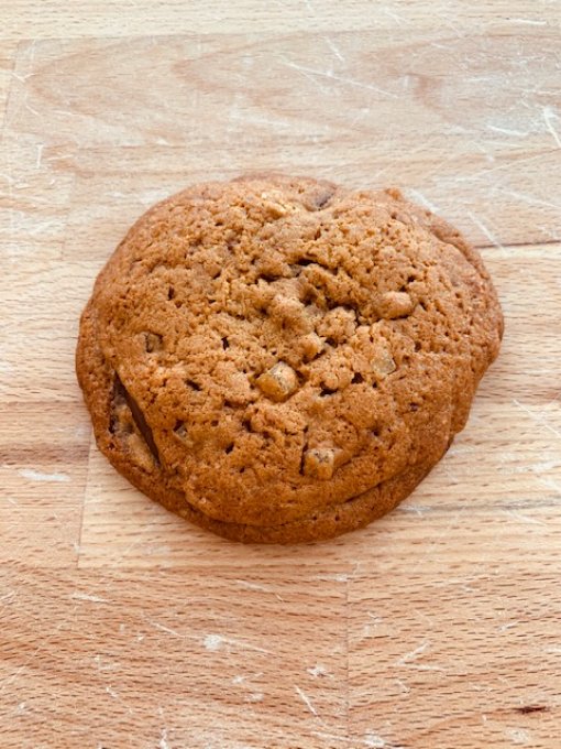Gros Cookie pur beurre Choco gingembre